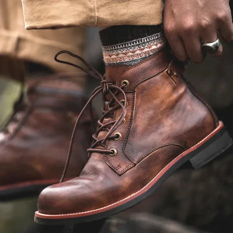 Caleb | Timeless Lace Up Mens Ankle Boots