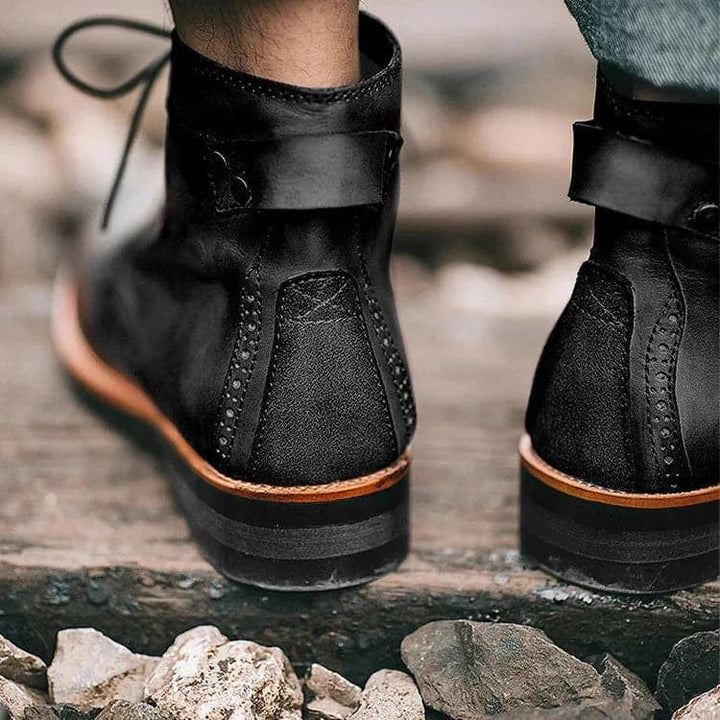 Caleb | Timeless Lace Up Mens Ankle Boots
