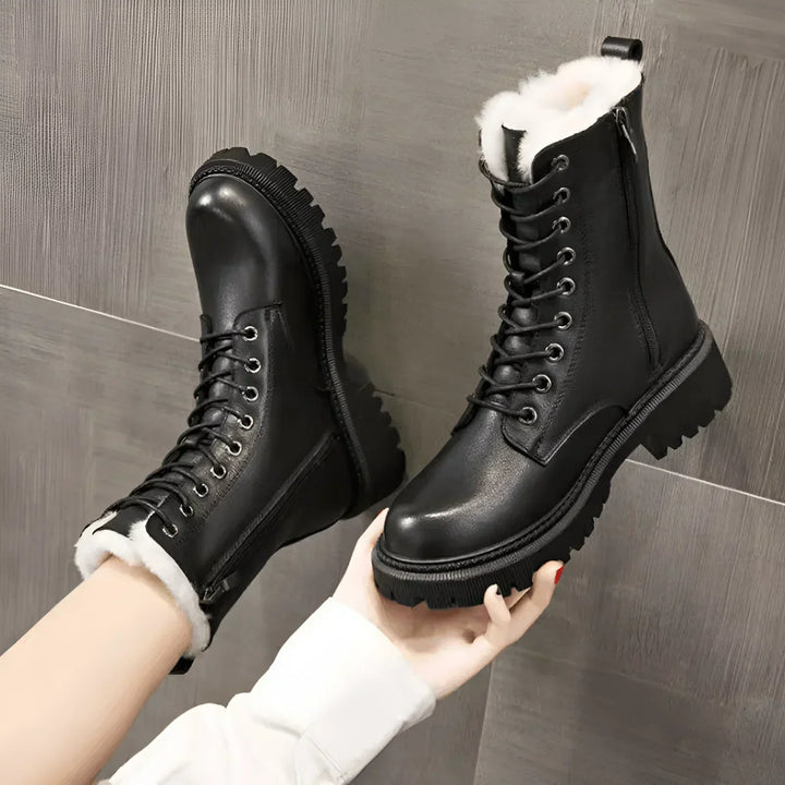 Daisy | Chunky Sole Lace-Up Winter Boots