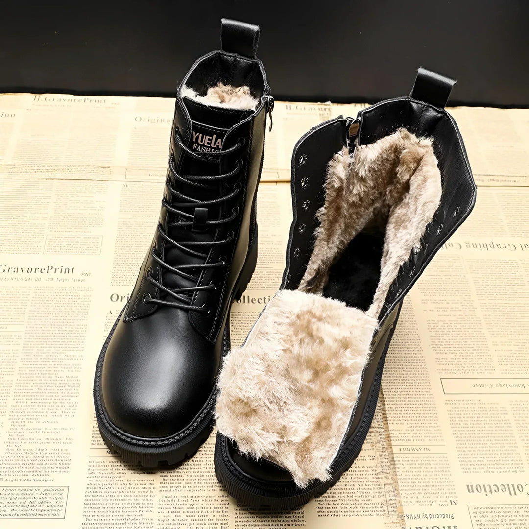 Daisy | Chunky Sole Lace-Up Winter Boots