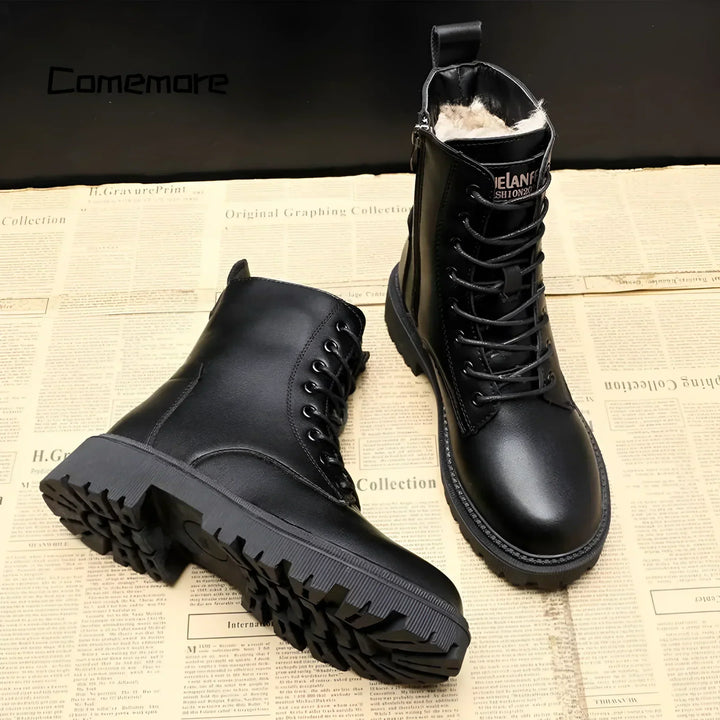 Daisy | Chunky Sole Lace-Up Winter Boots