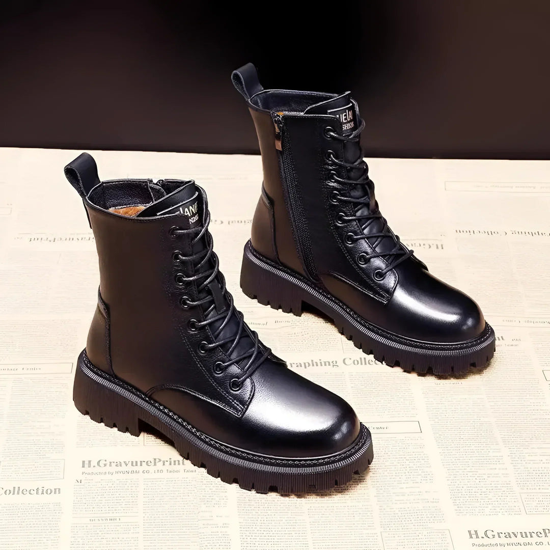 Daisy | Chunky Sole Lace-Up Winter Boots