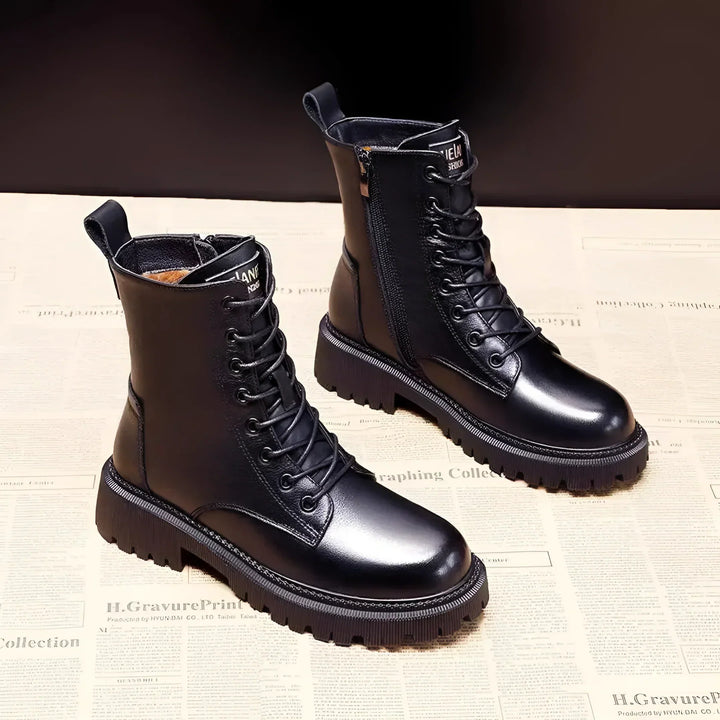 Daisy | Chunky Sole Lace-Up Winter Boots