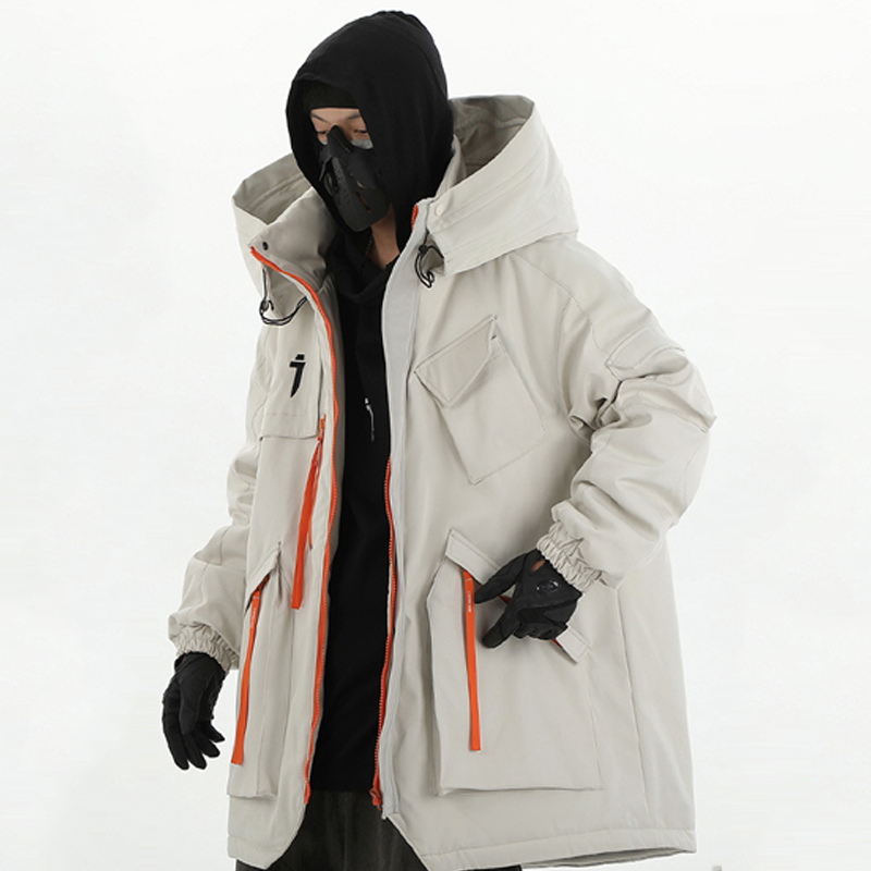 Daniel | Stylish Hooded Multi-Pocket Mens Quilted Jacket