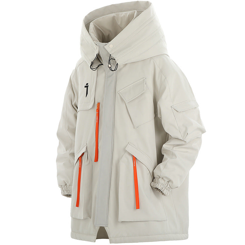 Daniel | Stylish Hooded Multi-Pocket Mens Quilted Jacket
