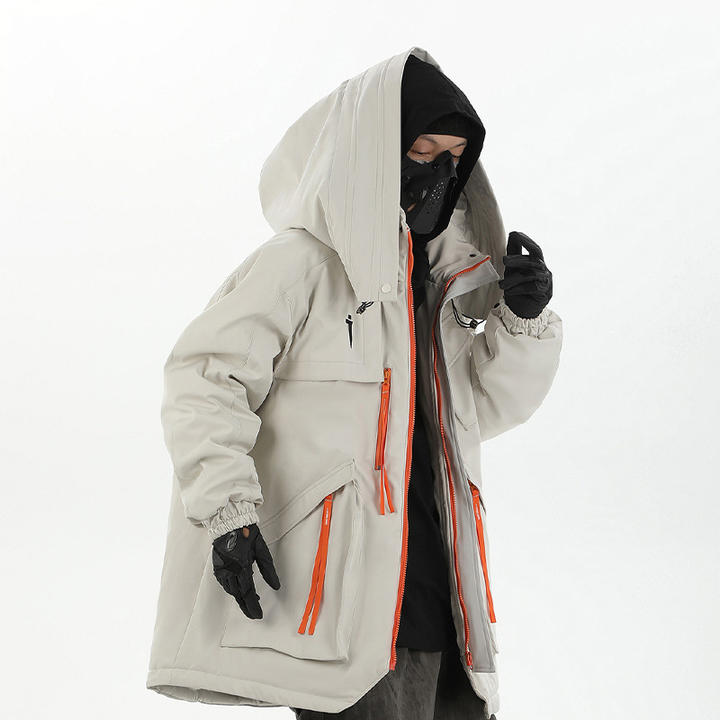 Daniel | Stylish Hooded Multi-Pocket Mens Quilted Jacket