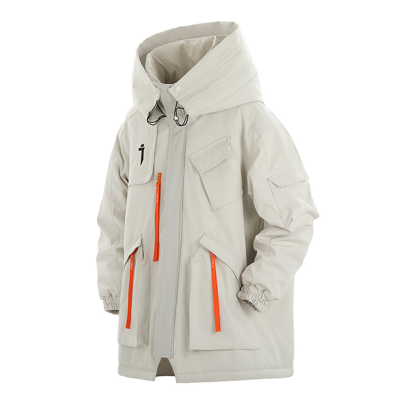 Daniel | Stylish Hooded Multi-Pocket Mens Quilted Jacket