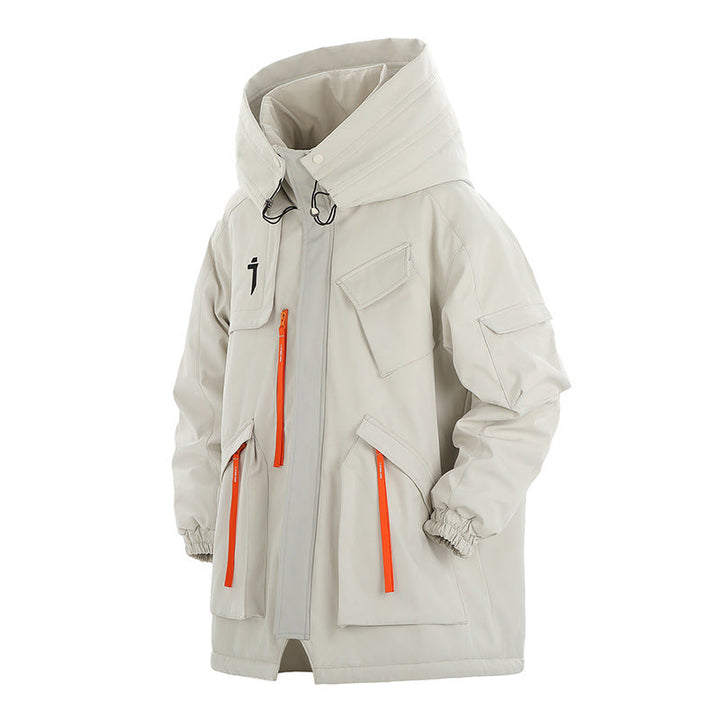 Daniel | Stylish Hooded Multi-Pocket Mens Quilted Jacket