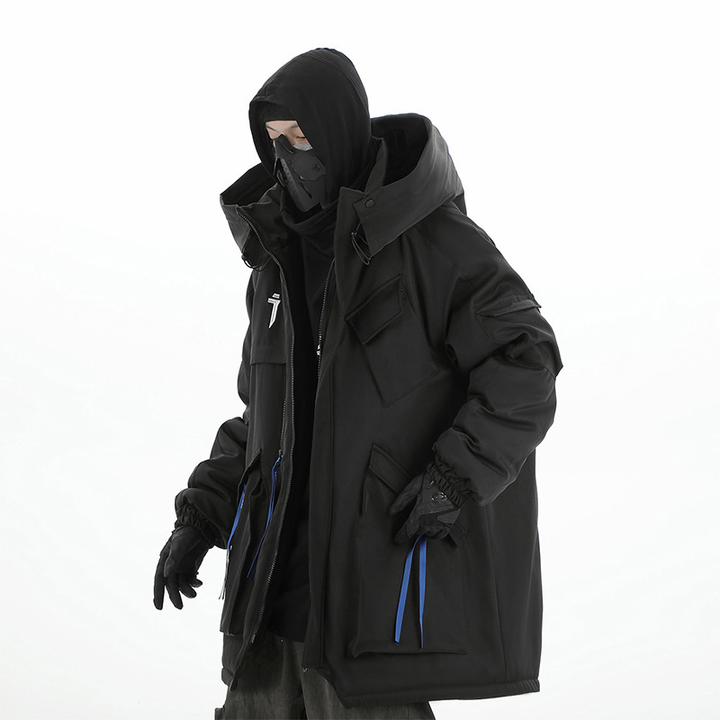 Daniel | Stylish Hooded Multi-Pocket Mens Quilted Jacket