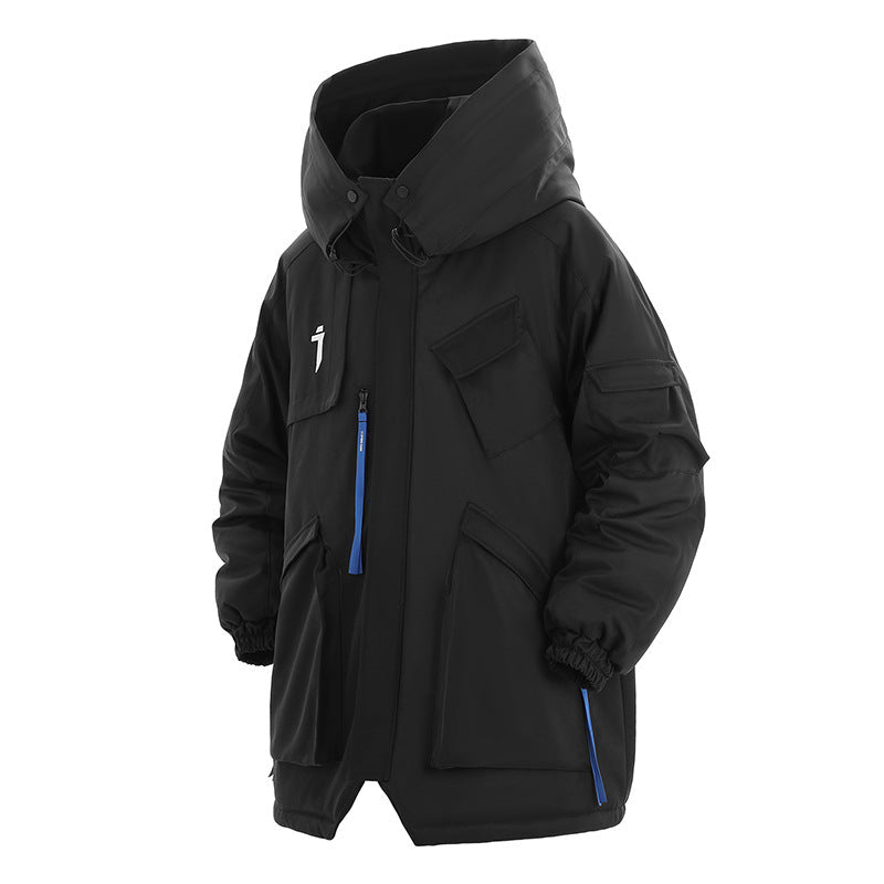 Daniel | Stylish Hooded Multi-Pocket Mens Quilted Jacket