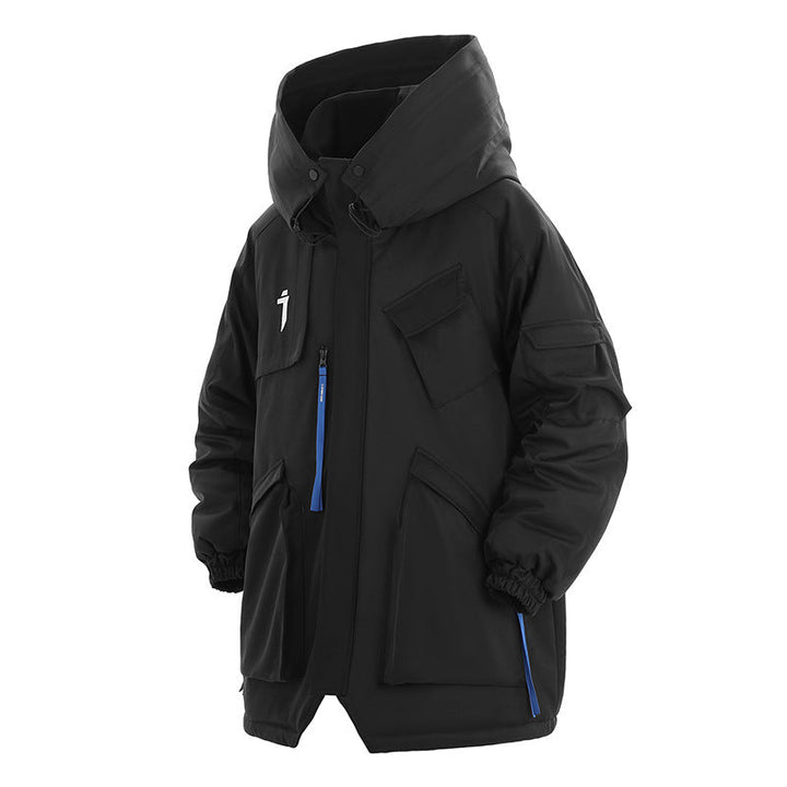 Daniel | Stylish Hooded Multi-Pocket Mens Quilted Jacket
