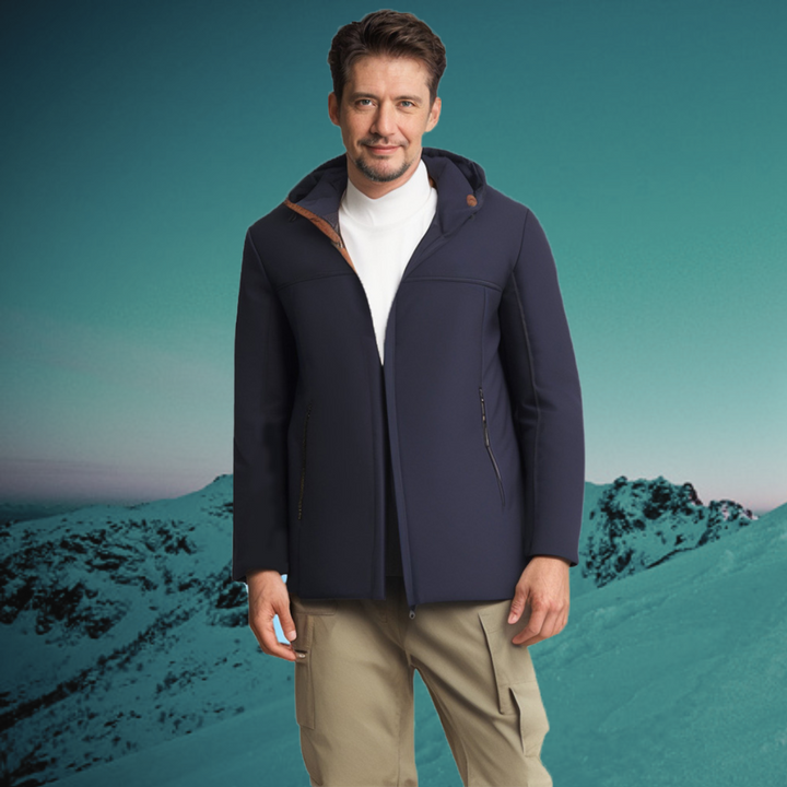 Daniel | Stylish Hooded Zip Up Mens Winter Coat