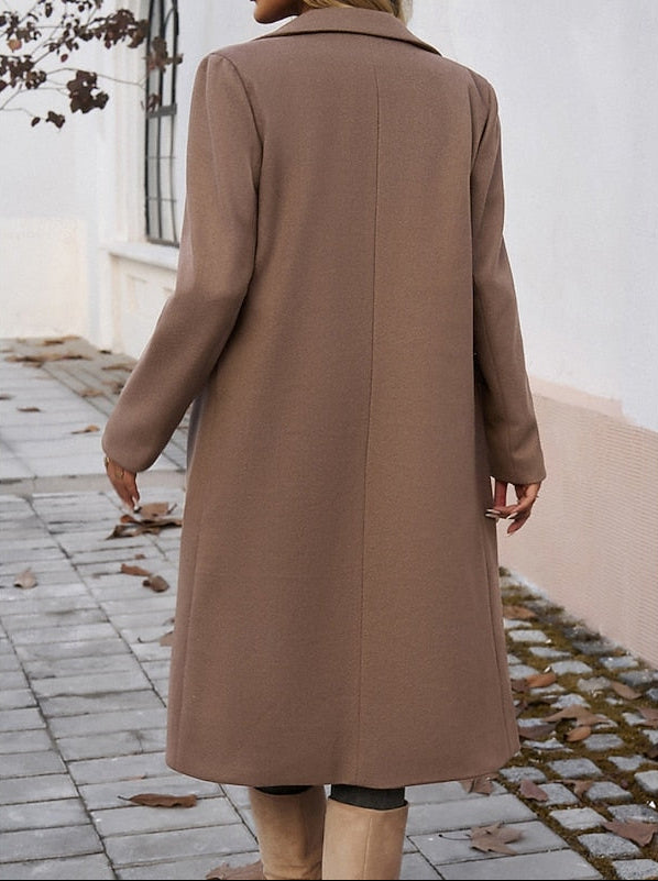Darcie | Classic Tailored Longline Plus Size Coat