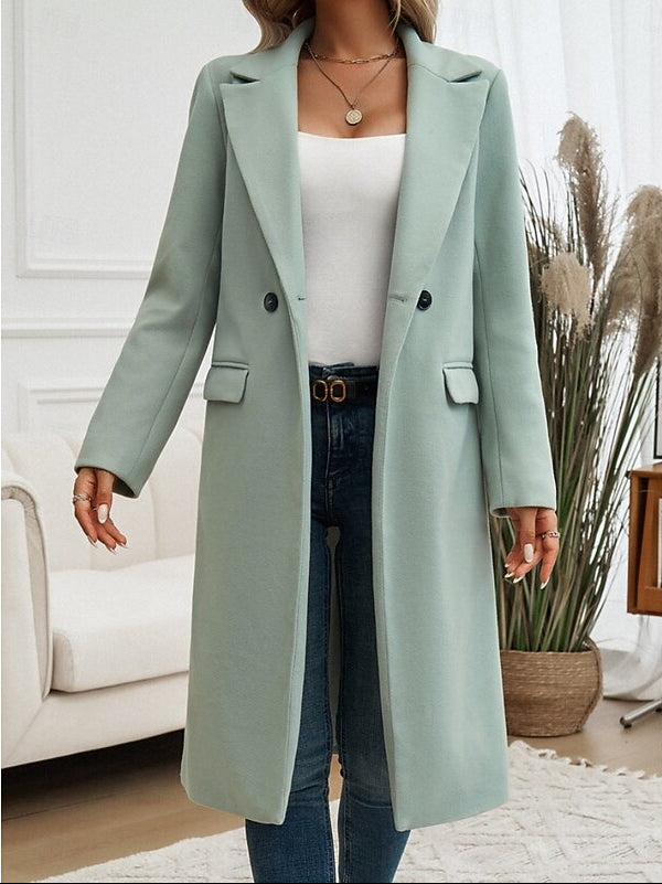 Darcie | Classic Tailored Longline Plus Size Coat