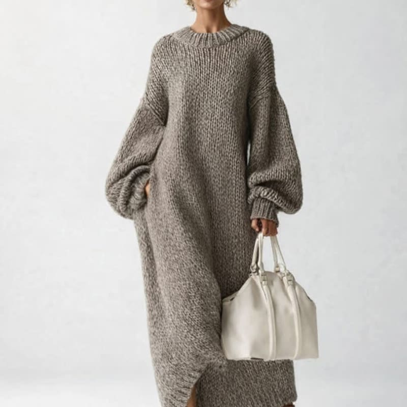Darcie | Stylish Chunky Knit Oversized Winter Dress