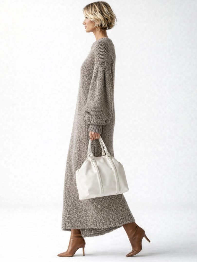 Darcie | Stylish Chunky Knit Oversized Winter Dress