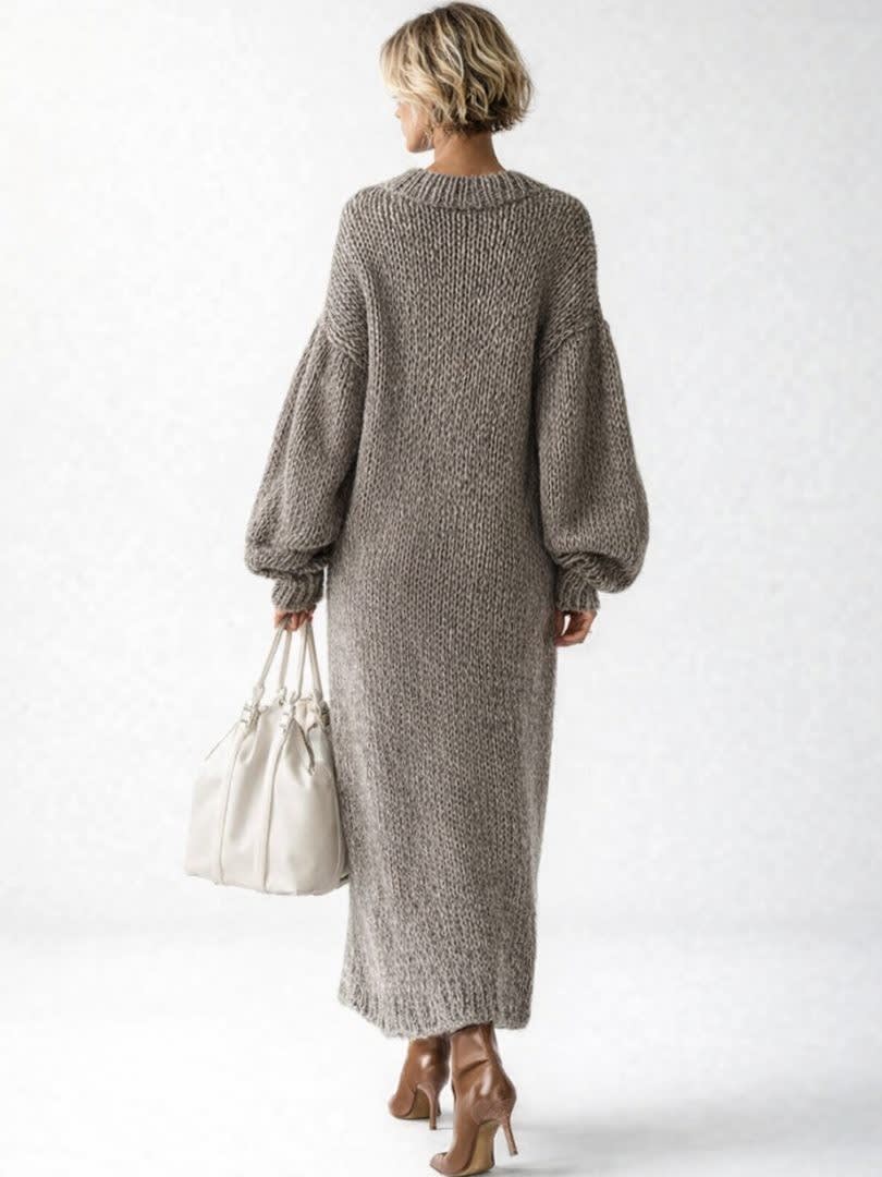 Darcie | Stylish Chunky Knit Oversized Winter Dress