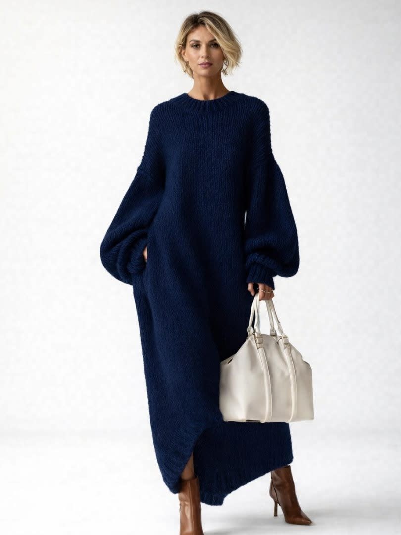 Darcie | Stylish Chunky Knit Oversized Winter Dress