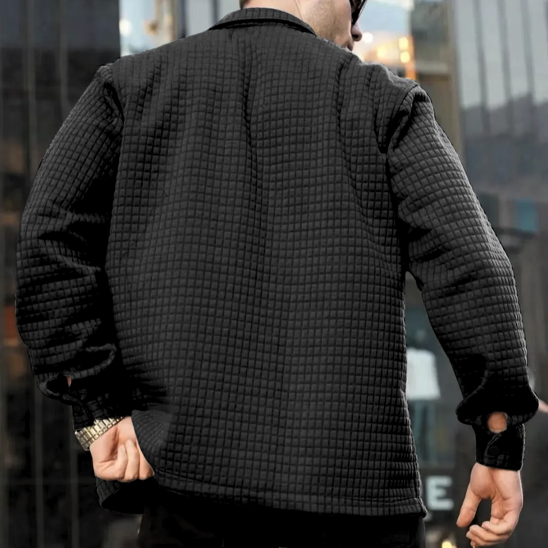 David | Relaxed Mens Quilted Jacket Overshirt