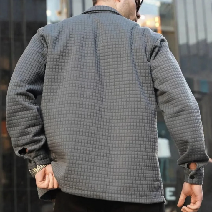 David | Relaxed Mens Quilted Jacket Overshirt