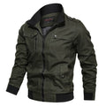 Dylan | Effortless Military Zip-Up Bomber Jacket with Chest Pockets