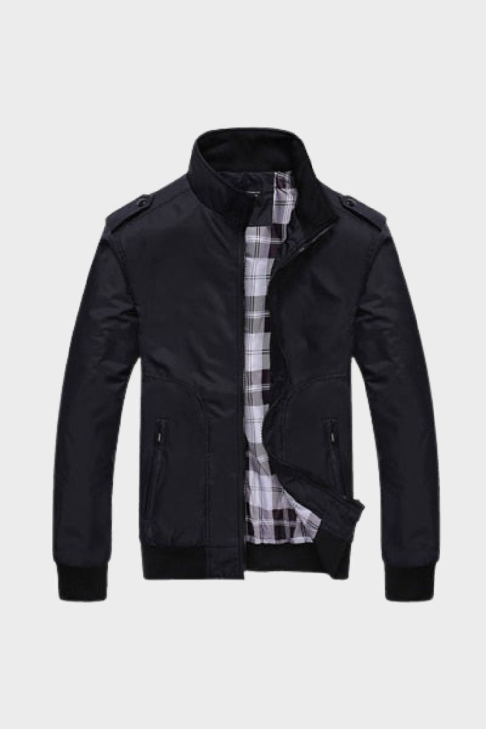 Dylan | Effortless Stand Collar Zip-Up Bomber Jacket