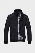 Dylan | Effortless Stand Collar Zip-Up Bomber Jacket