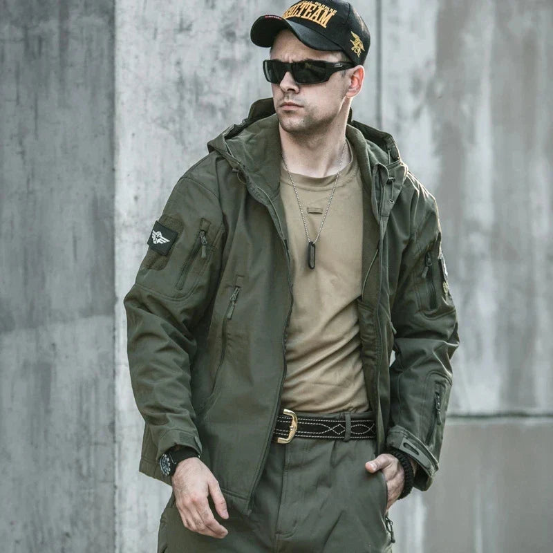 Dylan | Hooded Tactical Hiking Fleece Jacket