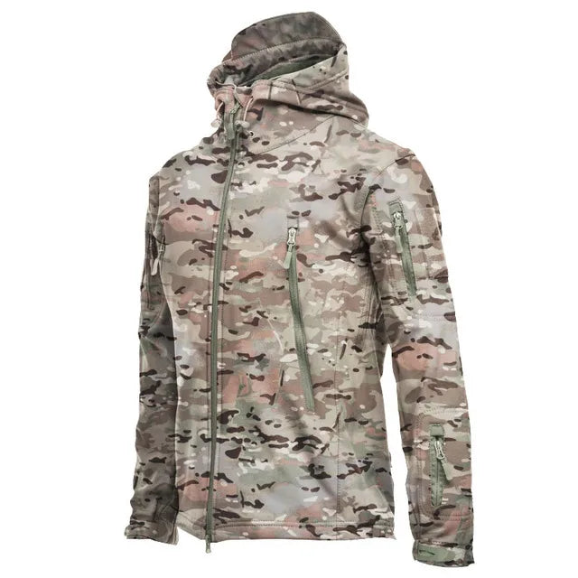 Dylan | Hooded Tactical Hiking Fleece Jacket
