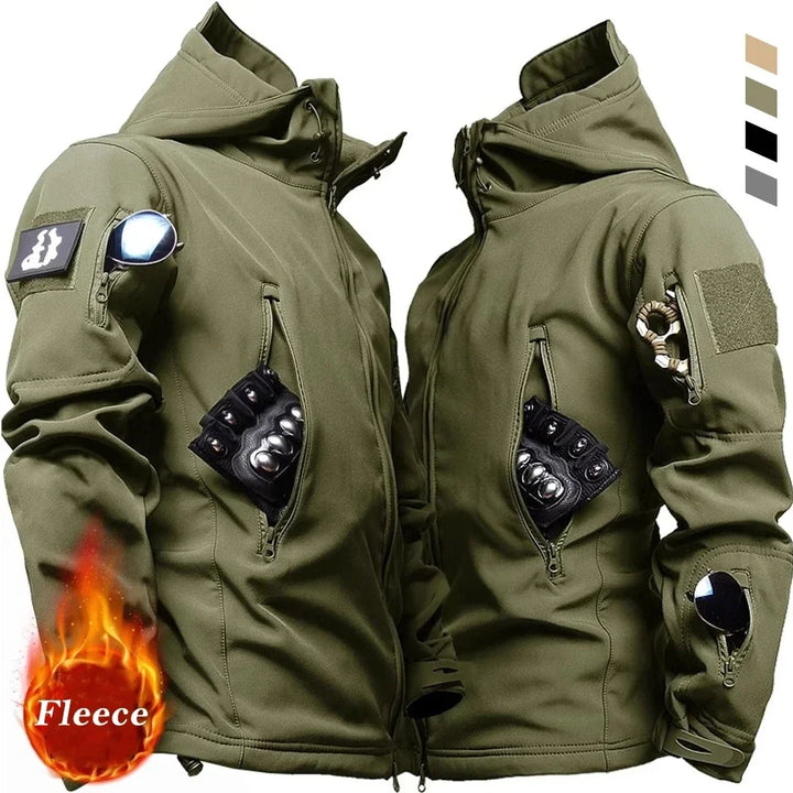 Dylan | Hooded Tactical Hiking Fleece Jacket