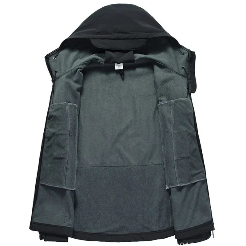 Dylan | Hooded Tactical Hiking Fleece Jacket