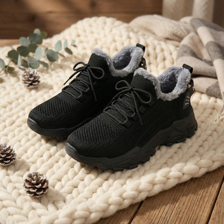 Eden | Chunky Sole Lace-Up Winter Trainers