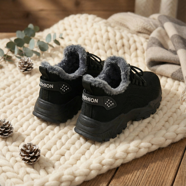 Eden | Chunky Sole Lace-Up Winter Trainers