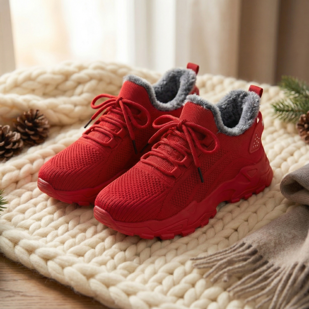Eden | Chunky Sole Lace-Up Winter Trainers