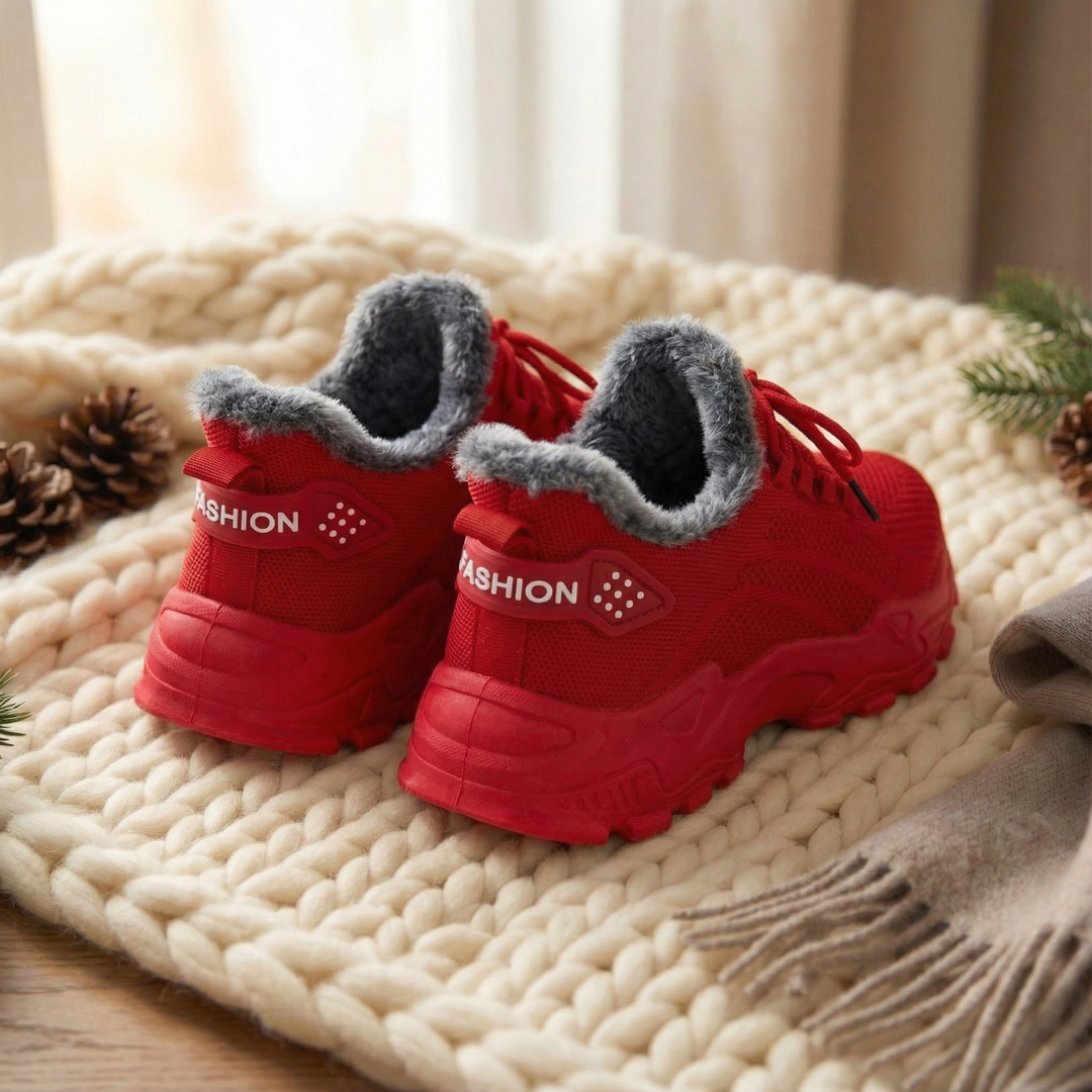 Eden | Chunky Sole Lace-Up Winter Trainers