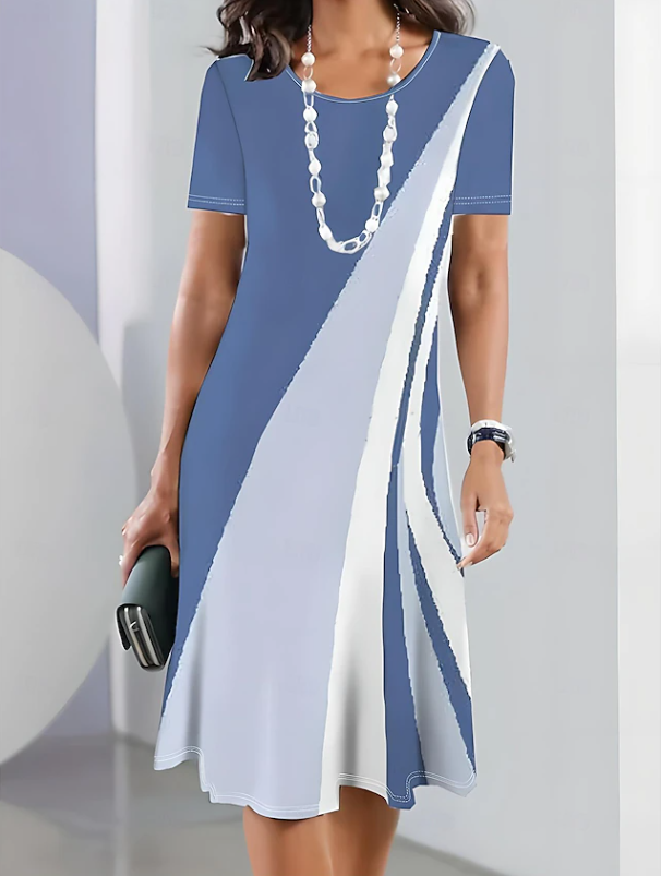 Eden | Cosy Ombre Print Party Dresses for Women Midi Dress