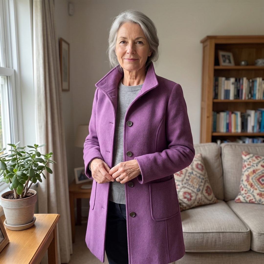 Eden | Graceful Classic Wool-Look Longline Coat