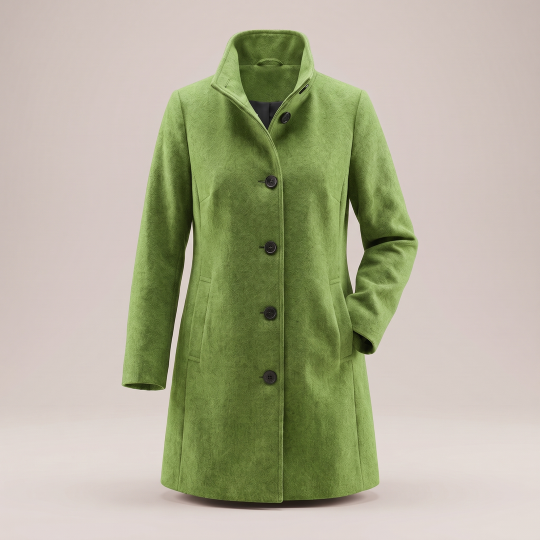 Eden | Graceful Classic Wool-Look Longline Coat