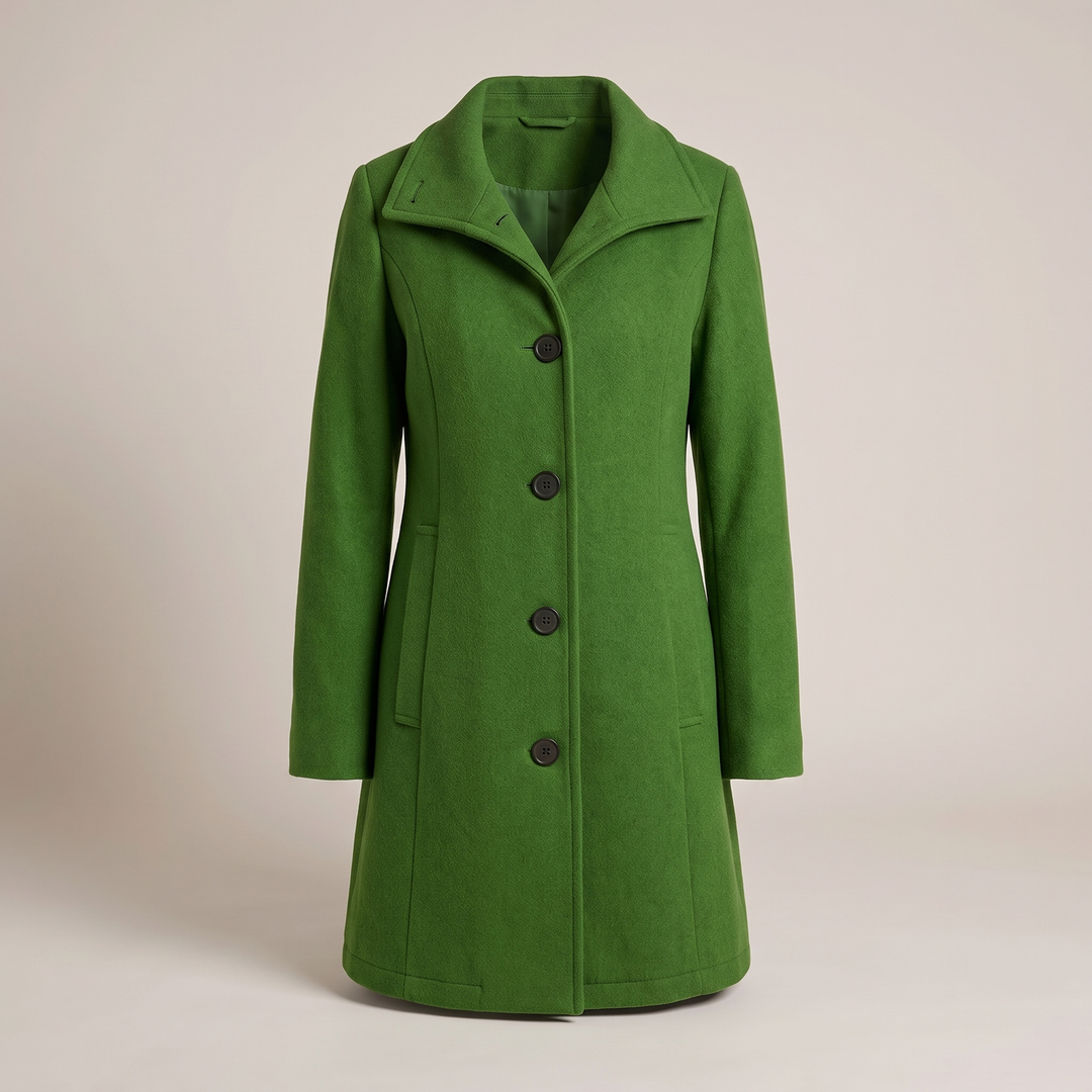 Eden | Graceful Classic Wool-Look Longline Coat