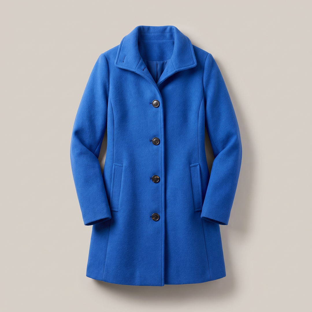 Eden | Graceful Classic Wool-Look Longline Coat