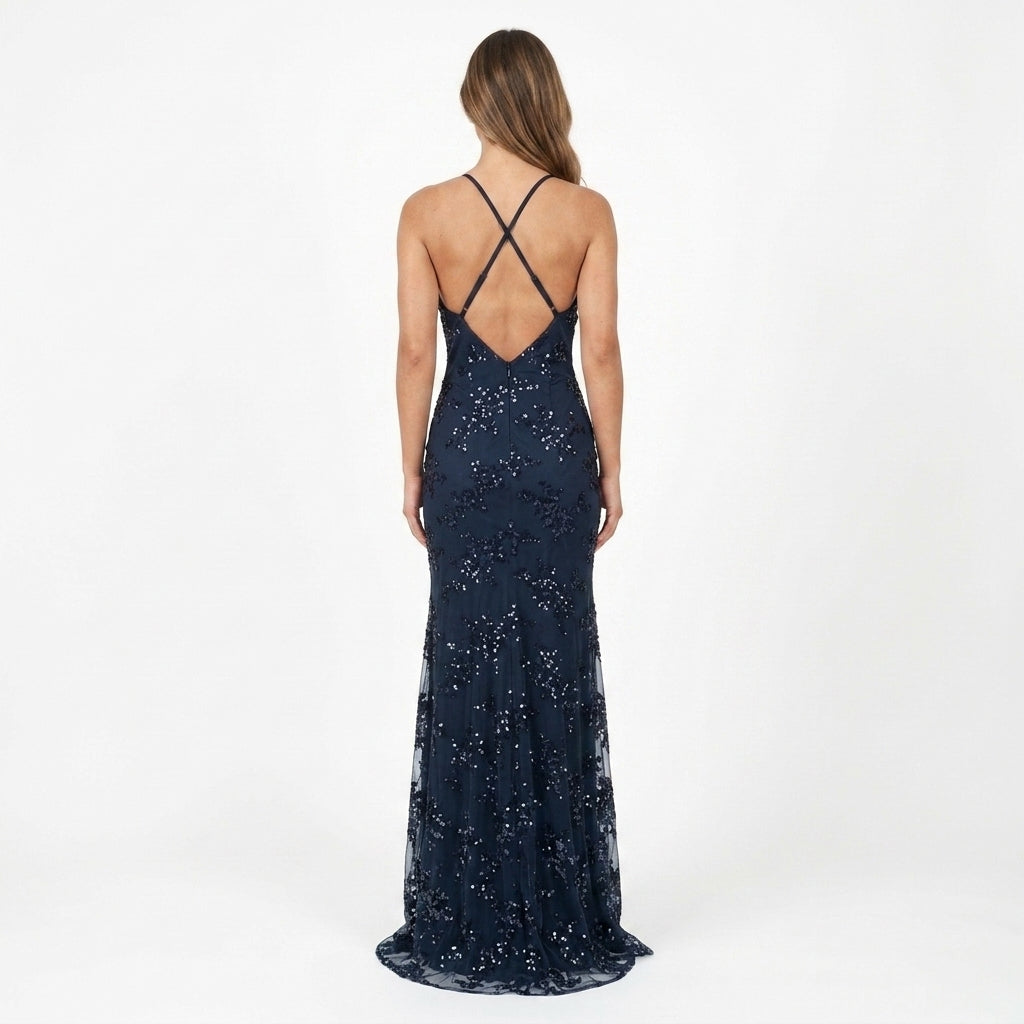 Eden | Refined Sequin Christmas Dress Wedding Guest Maxi