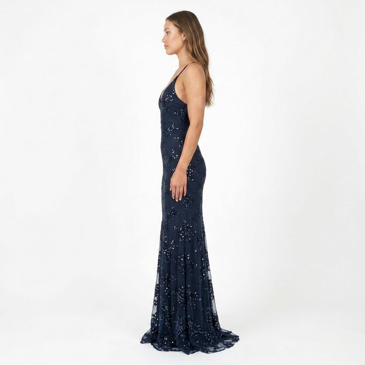 Eden | Refined Sequin Christmas Dress Wedding Guest Maxi