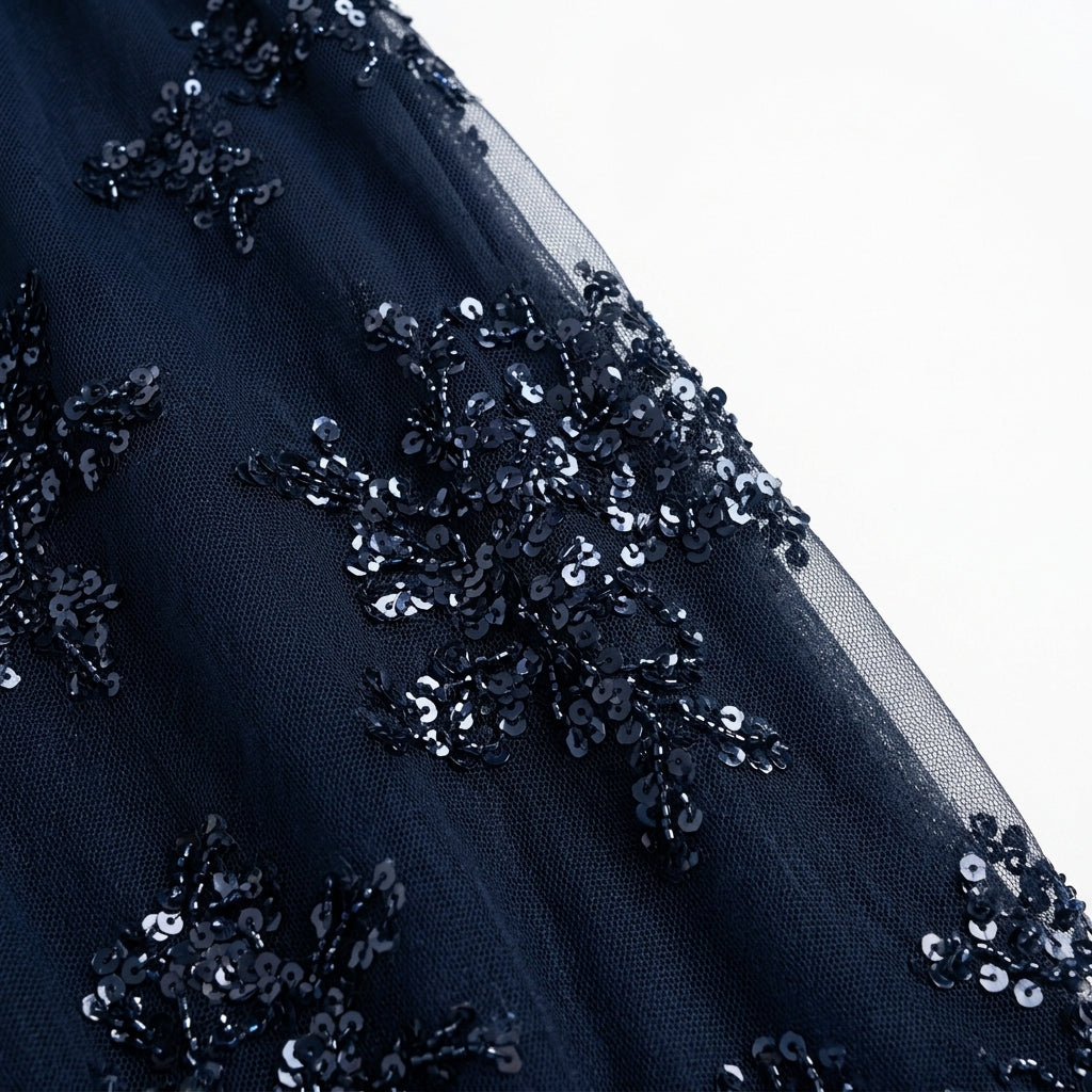 Eden | Refined Sequin Christmas Dress Wedding Guest Maxi