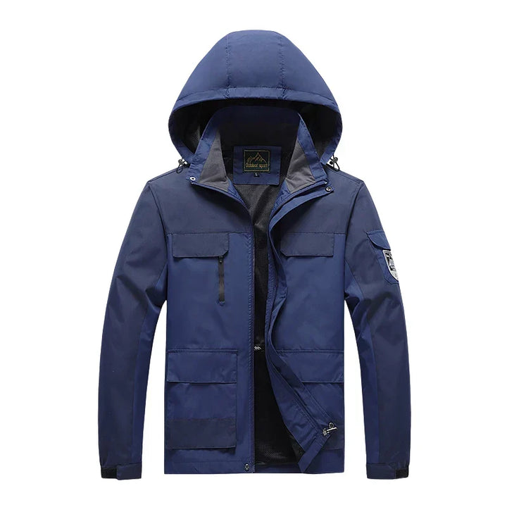 Edward | Plus Size Hooded Mens Waterproof Jacket