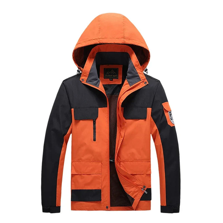 Edward | Plus Size Hooded Mens Waterproof Jacket