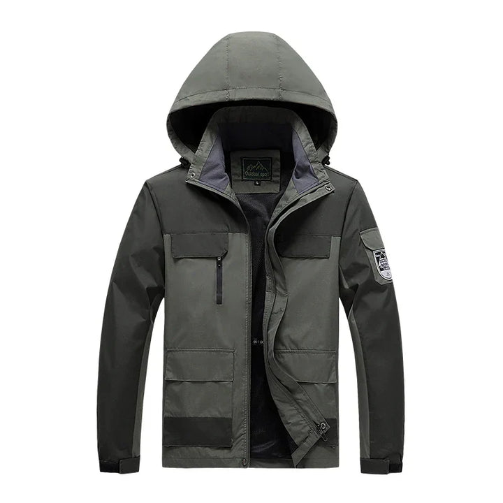 Edward | Plus Size Hooded Mens Waterproof Jacket
