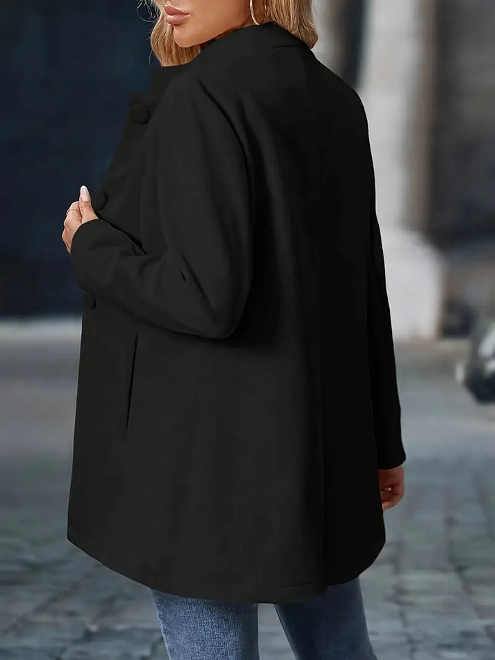 Eleanor | Chic Tailored Stand Collar Winter Coat
