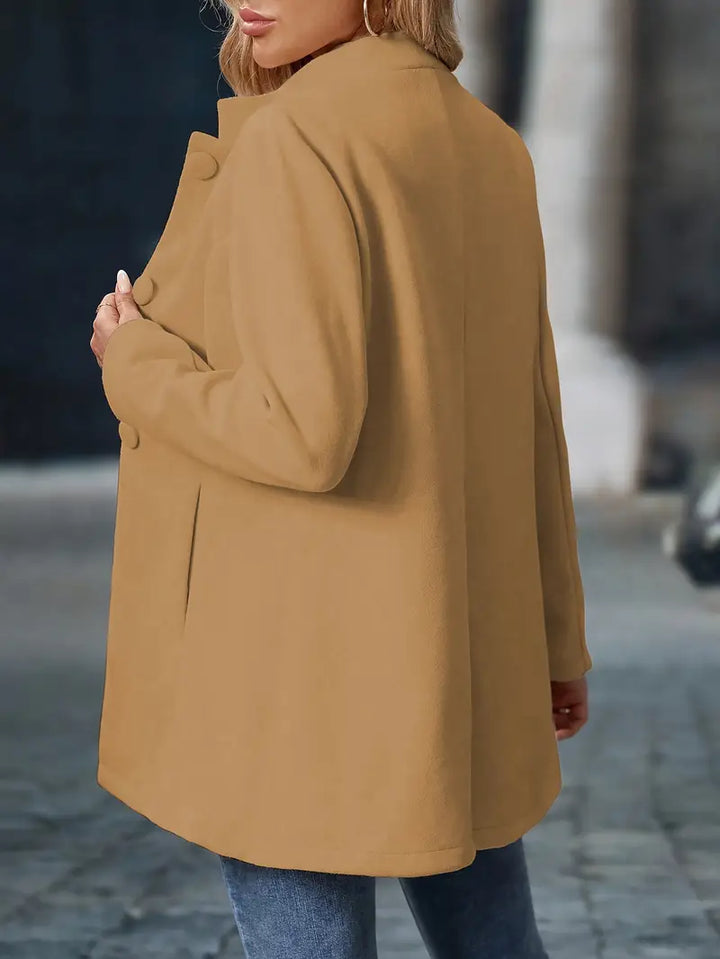 Eleanor | Chic Tailored Stand Collar Winter Coat
