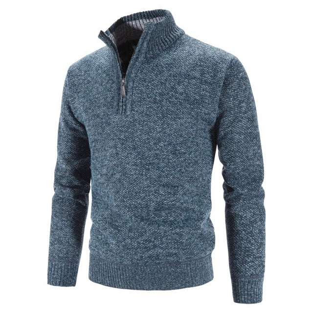 Elias | Cosy Half Zip Mens Knitted Jumper