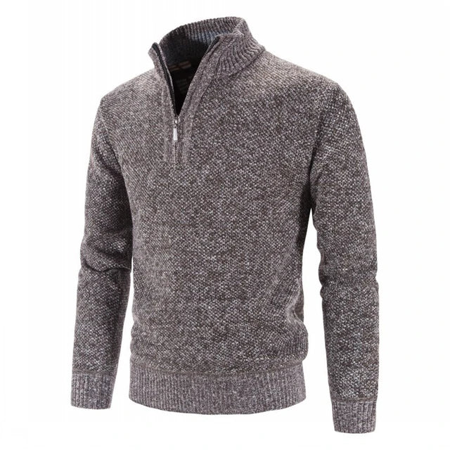 Elias | Cosy Half Zip Mens Knitted Jumper
